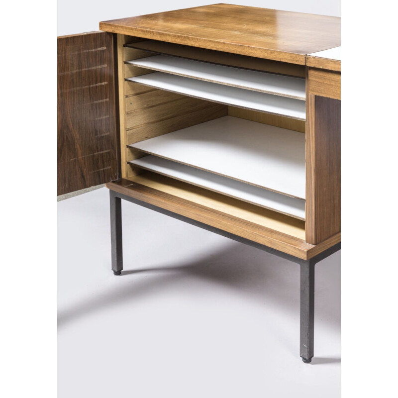 Vintage rosewood desk by Antoine Philippon and Jacqueline Lecocq, 1965