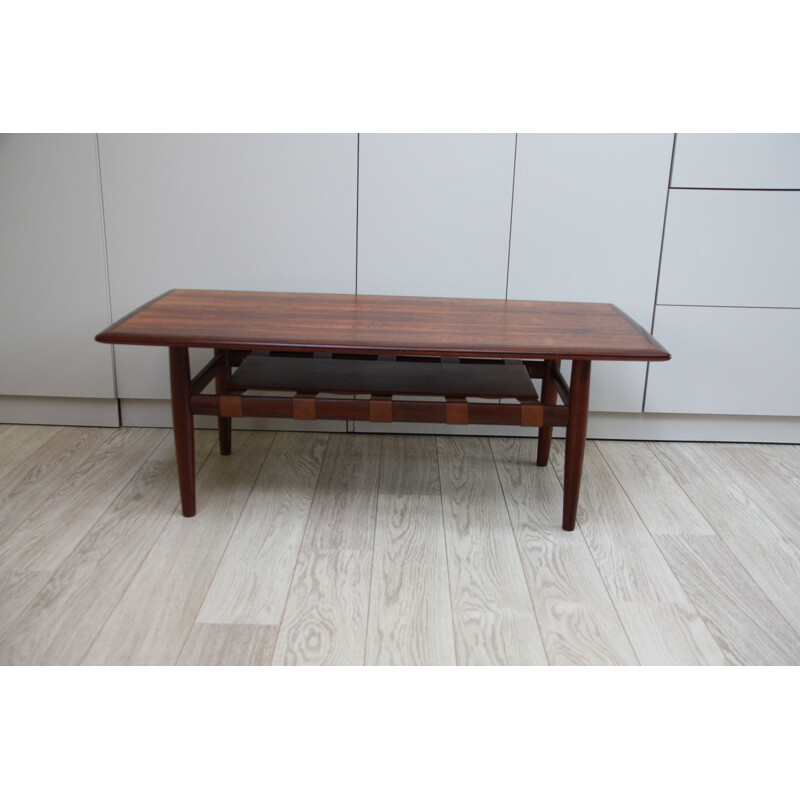 Vintage Coffee table in rio rosewood by Grete Jalk for Glostrup - Denmark 1960s