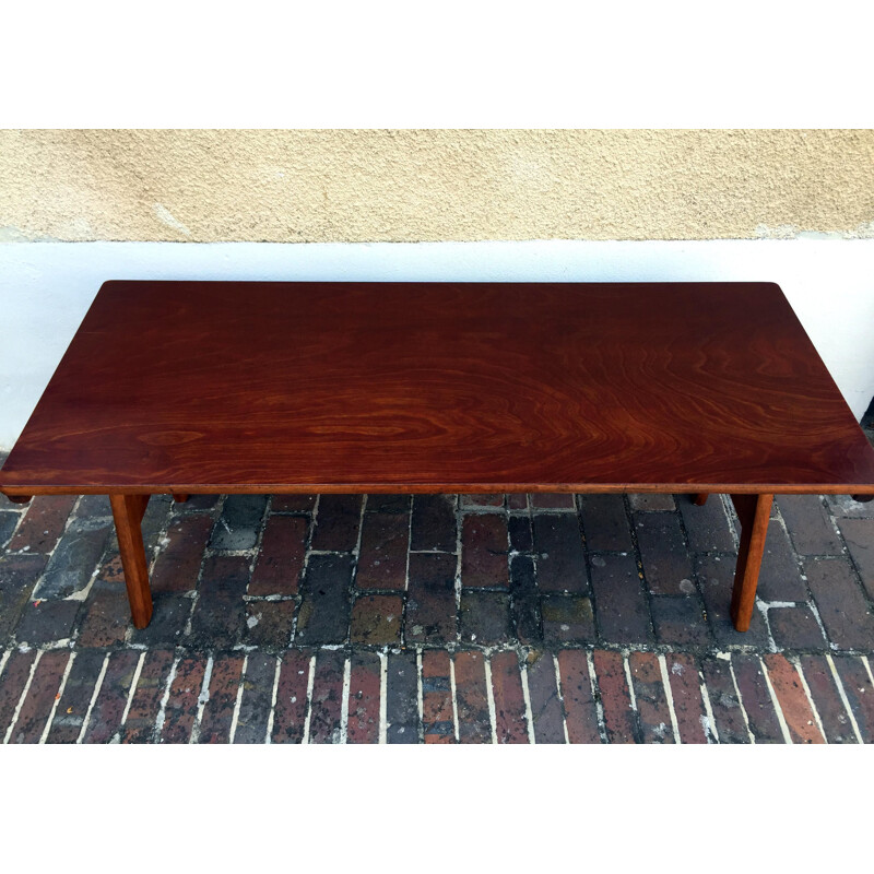 Vintage oak console table, 1950
