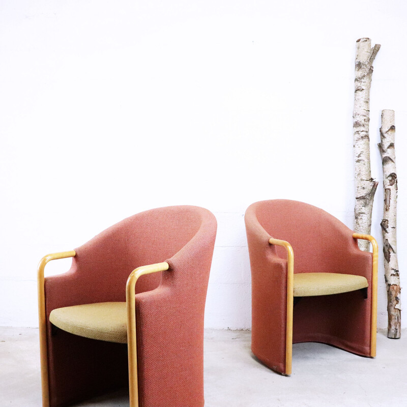 Pair of Swedish vintage armchairs, 1970