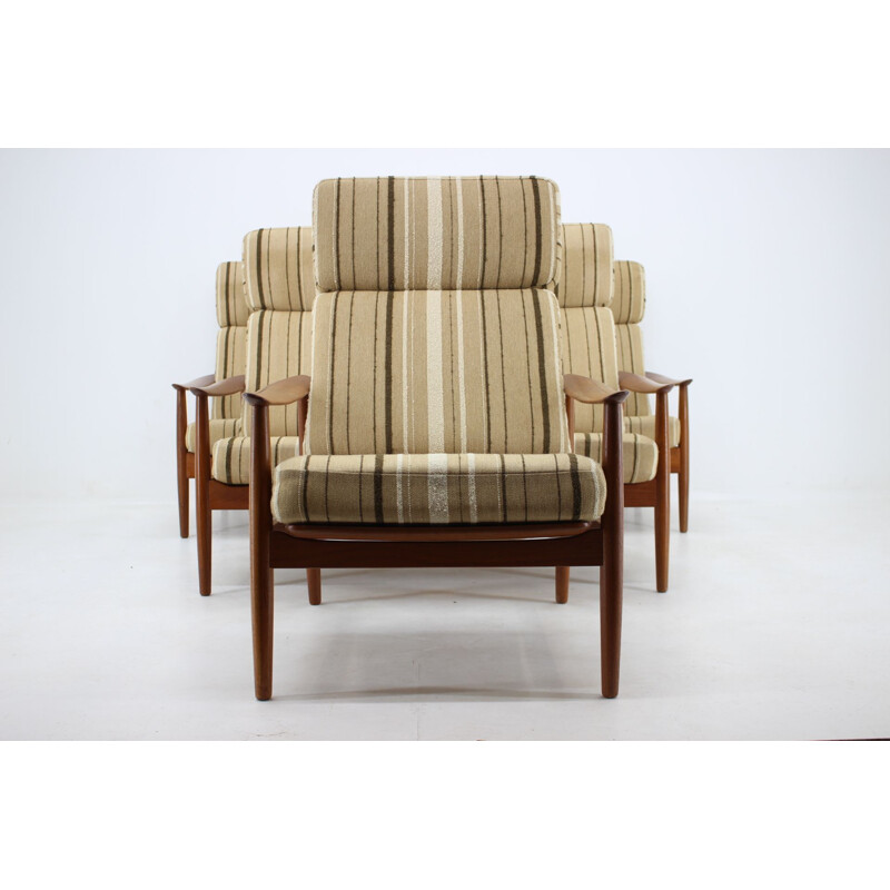 Vintage seating set, Arne Vodder France & Son, Denmark, 1960s