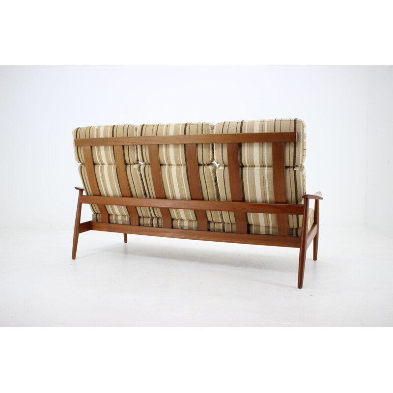 Vintage three-seat sofa FD 164 Arne Vodder, France & Son, Denmark, 1960