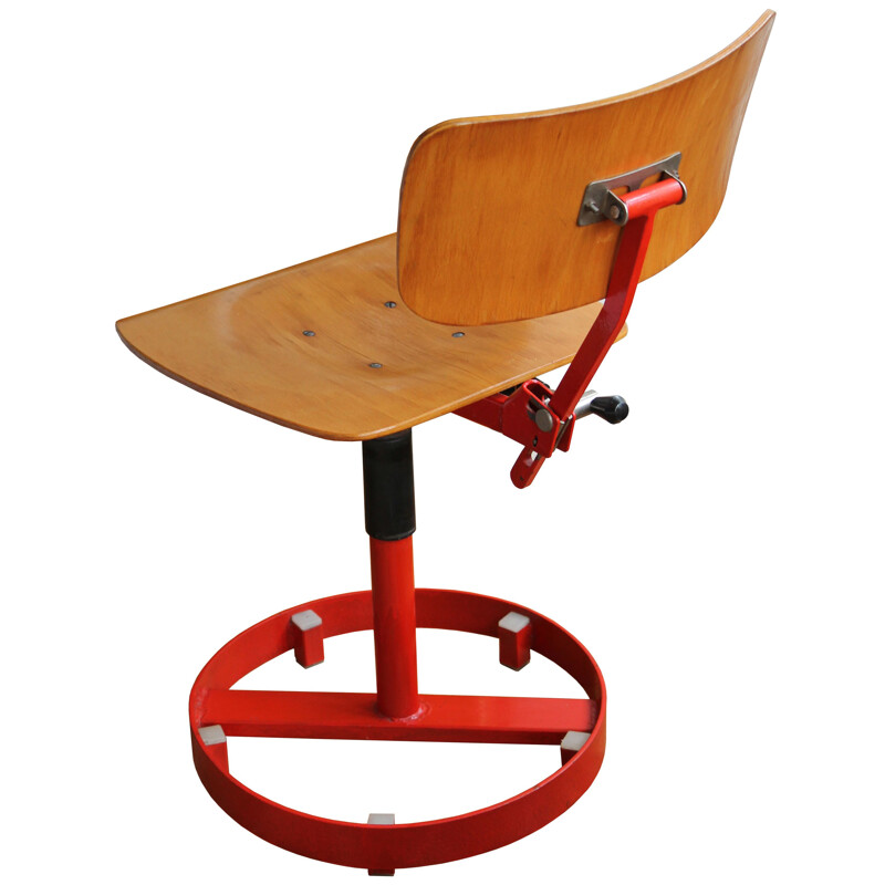 Vintage Industrial Swivel Chairs 1970
