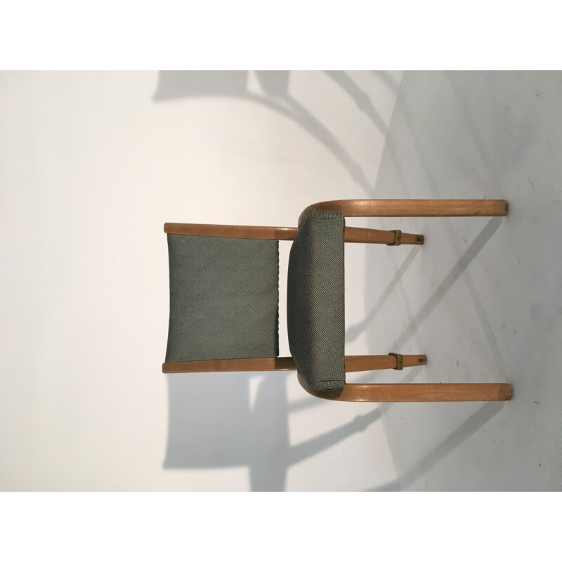 Paire de chaises vintage Bow-wood ed. Steiner 1950 
