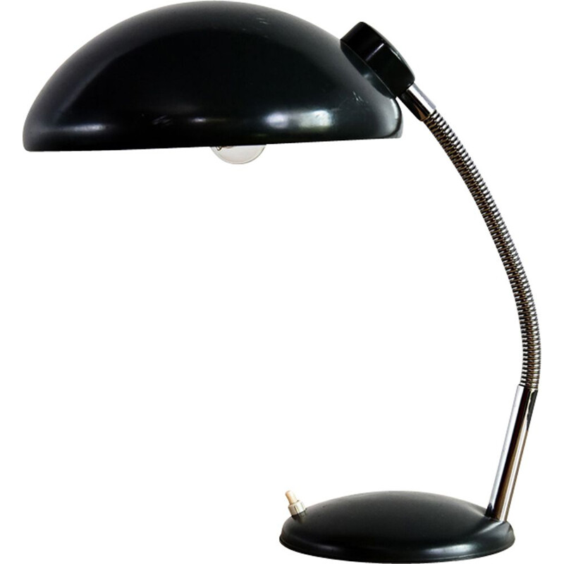 Lampe de table vintage dans le style de Christian Dell, 1950