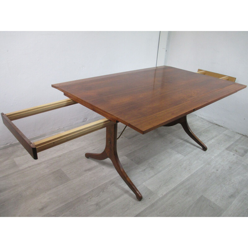 Vintage extendable table Sweden, 1950