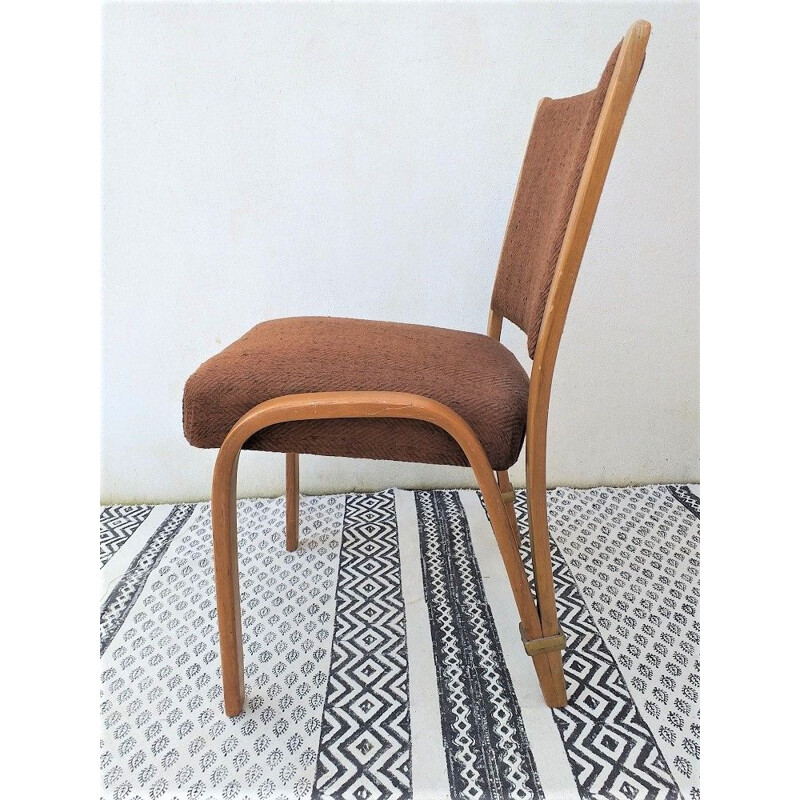 Vintage Chair Bow Wood Steiner 1950