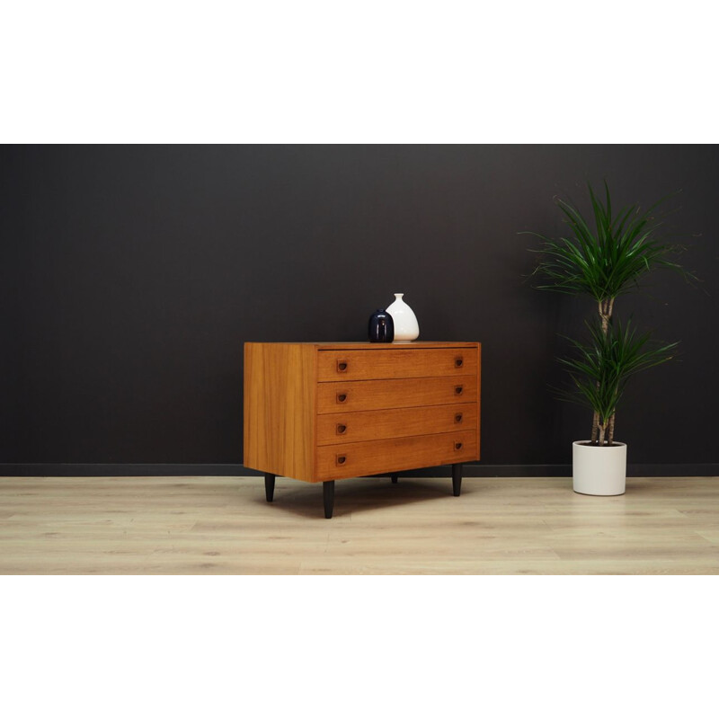 Vintage teak chest of drawers 1960 