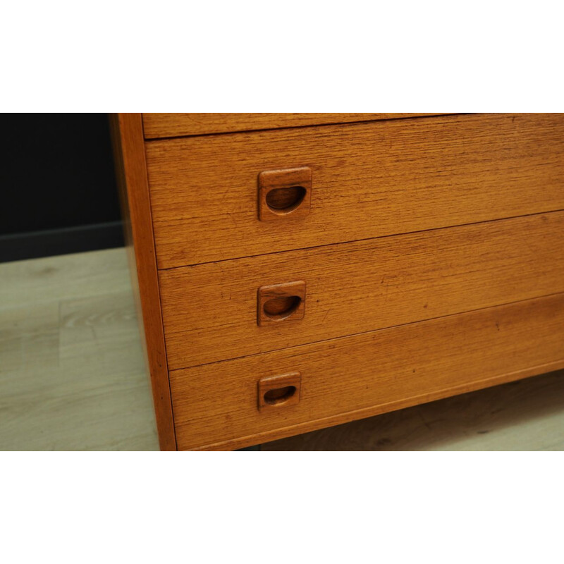 Vintage teak chest of drawers 1960 