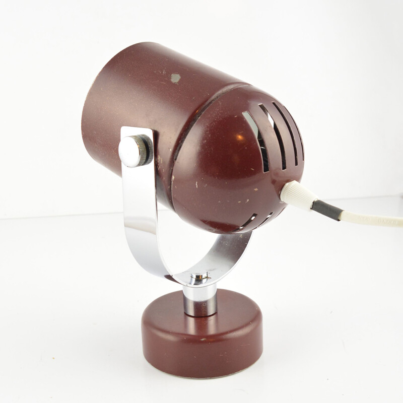 Vintage futuristic wall lamp, designed by S. Indra, Czechoslovakia, 1970