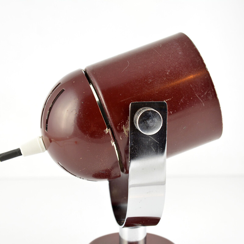 Vintage futuristic wall lamp, designed by S. Indra, Czechoslovakia, 1970