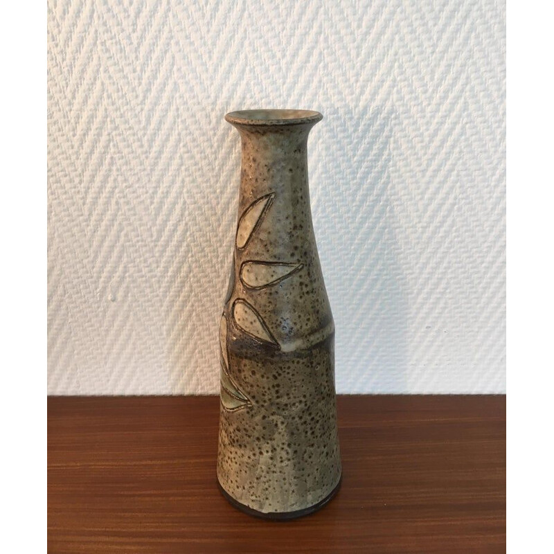 Vintage ceramic vase by Hannie Mein, Holland 1970