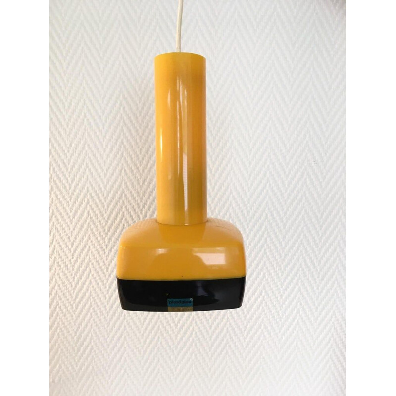 Lámpara de suspensión vintage de Bent Karlby para A. Schroder y Kemi, 1970