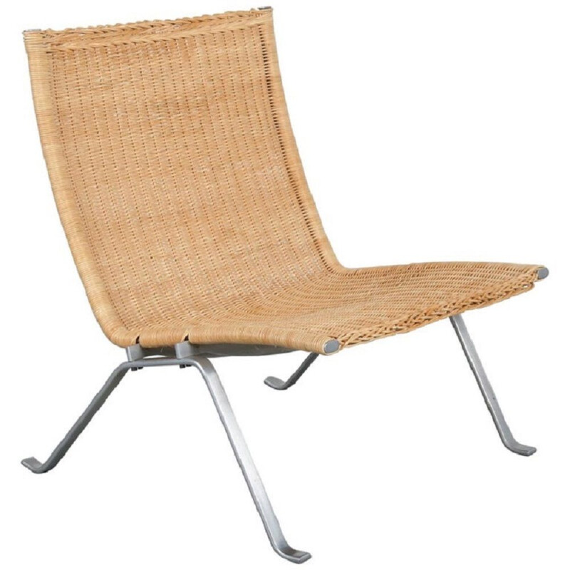 Vintage PK22 lounge chair by Poul Kjaerholm for Kold Christensen, Denmark, 1960s