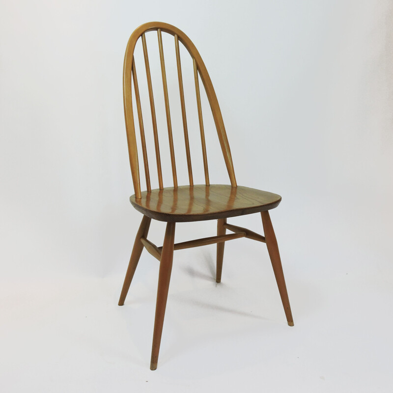 Vintage beech dining chair by Lucian Ercolani, 1960s