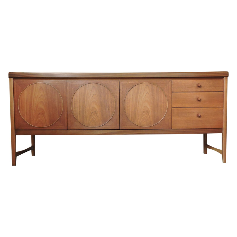 Vintage circle sideboard by Patrick Lee from Nathan, 1960s