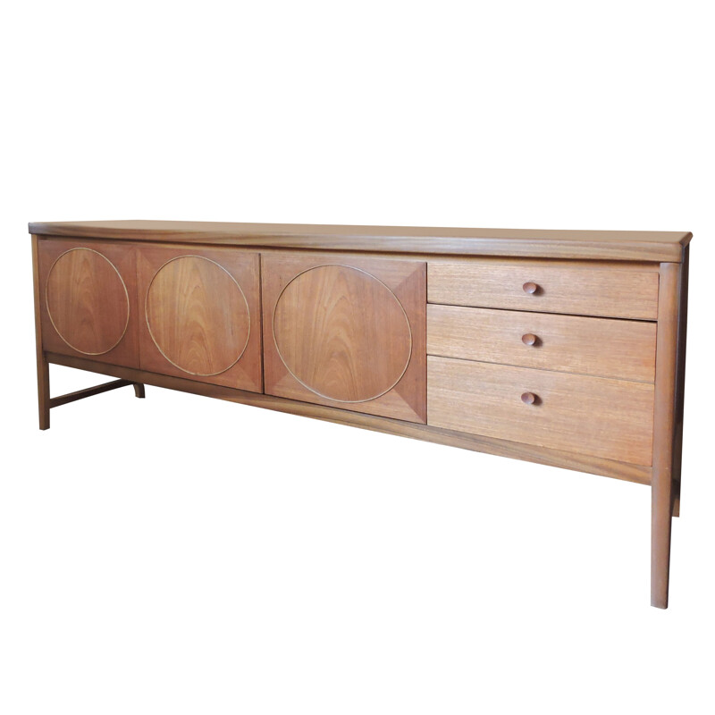 Vintage circle sideboard by Patrick Lee from Nathan, 1960s