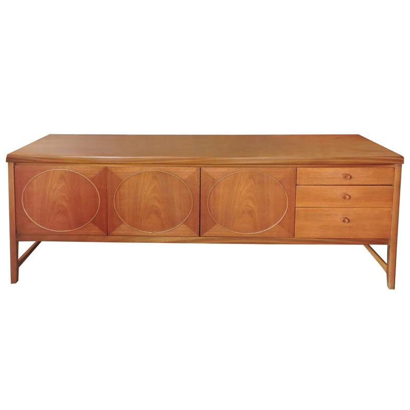 Vintage circle sideboard by Patrick Lee from Nathan, 1960s