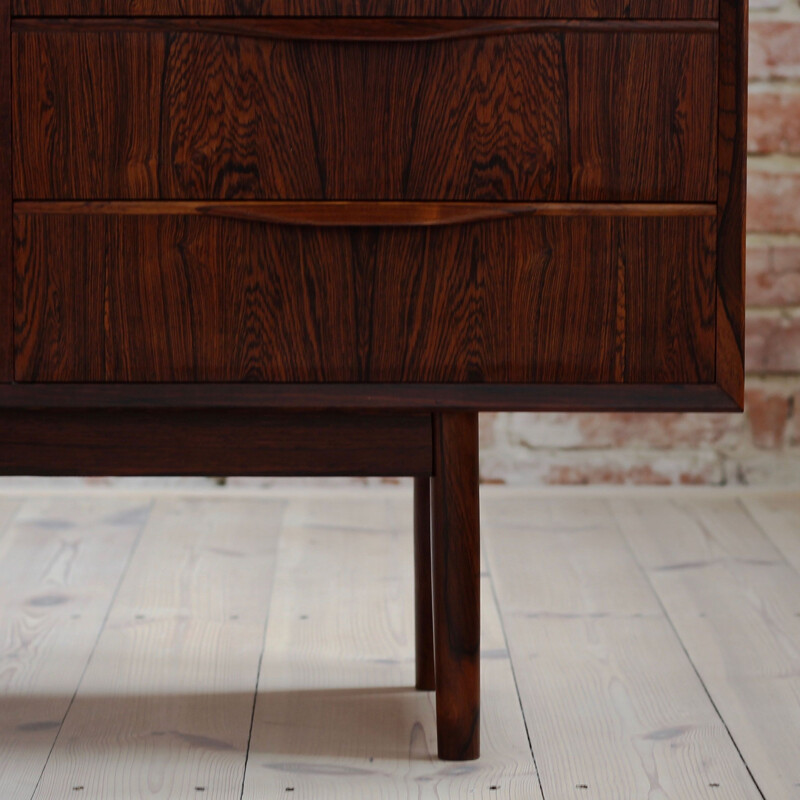 Vintage rosewood sideboard by Erling Torvits for Klim Mobelfabrik, Denmark, 1960s