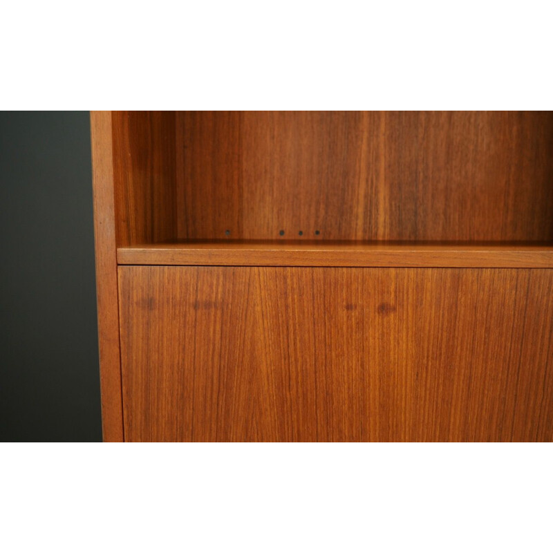 Vintage teak bookcase by Brouer Mobelfabrik, 1960-70s