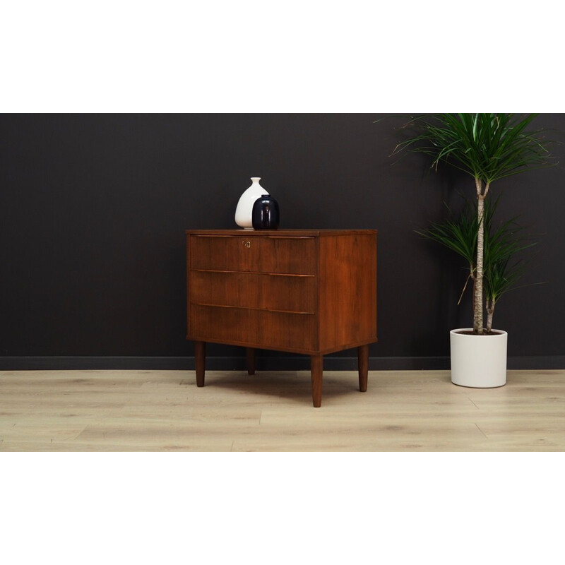 Vintage teak chest of drawers by SI-BOMI, 1960-70s