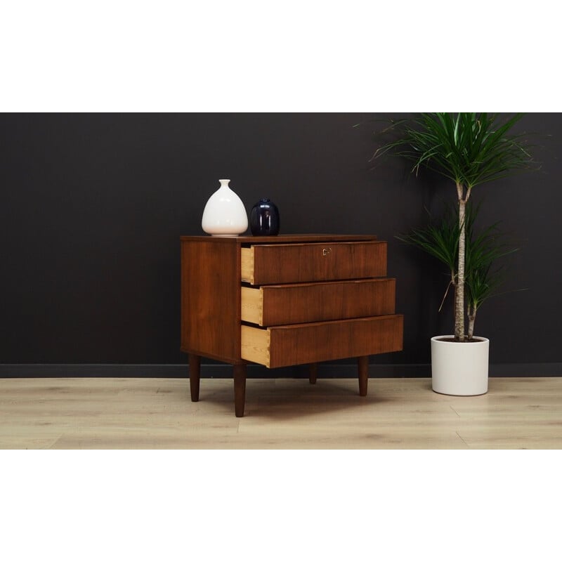 Vintage teak chest of drawers by SI-BOMI, 1960-70s