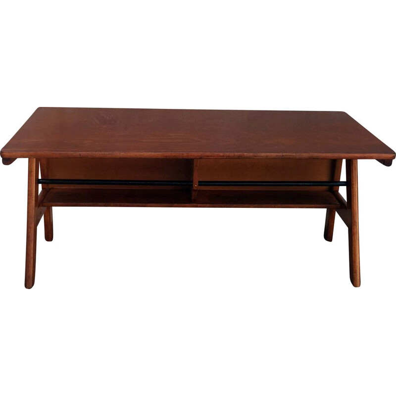 Vintage oak console table, 1950