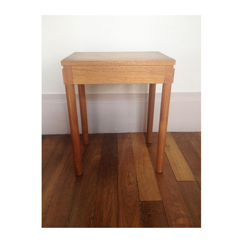 Vintage teak side table, Pierre GAUTIER-DELAYE - 1957