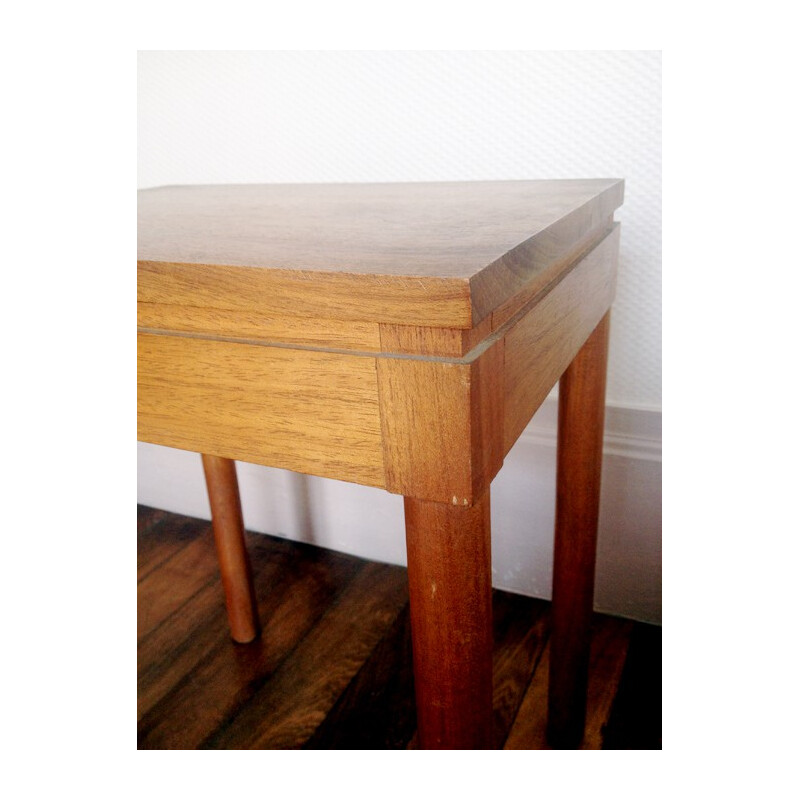 Vintage teak side table, Pierre GAUTIER-DELAYE - 1957