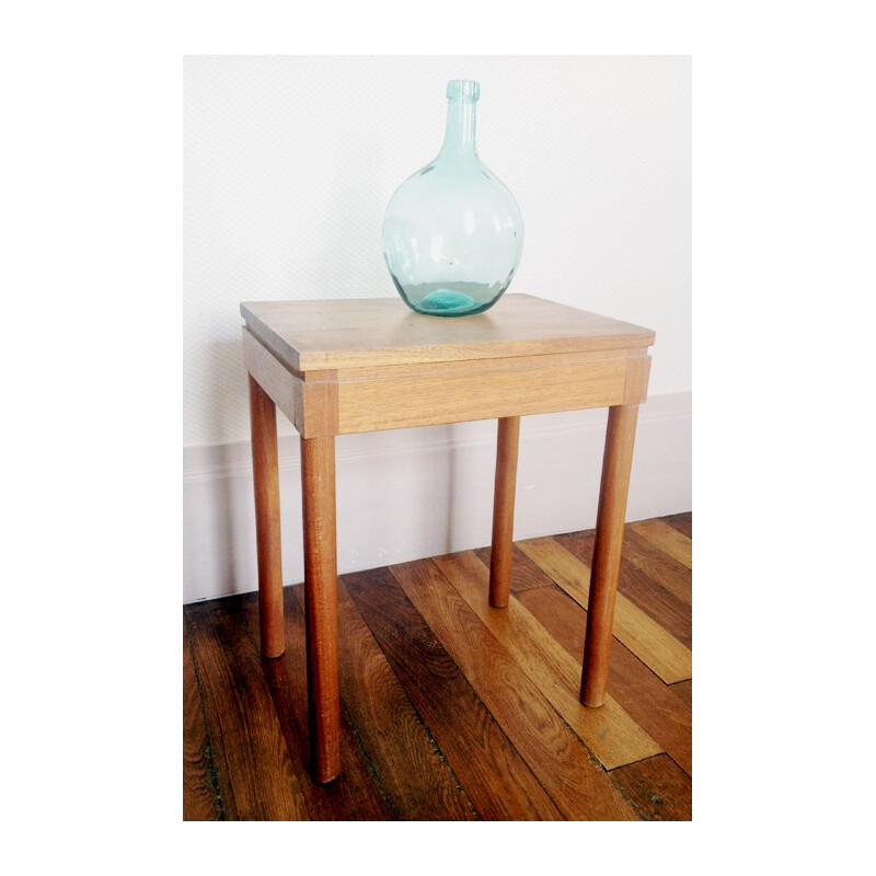 Vintage teak side table, Pierre GAUTIER-DELAYE - 1957