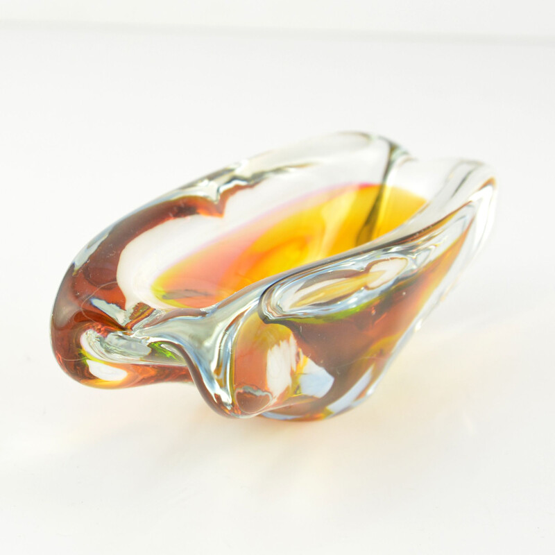 Vintage organic ashtray by M. Velíšková, Czechoslovakia, 1960s