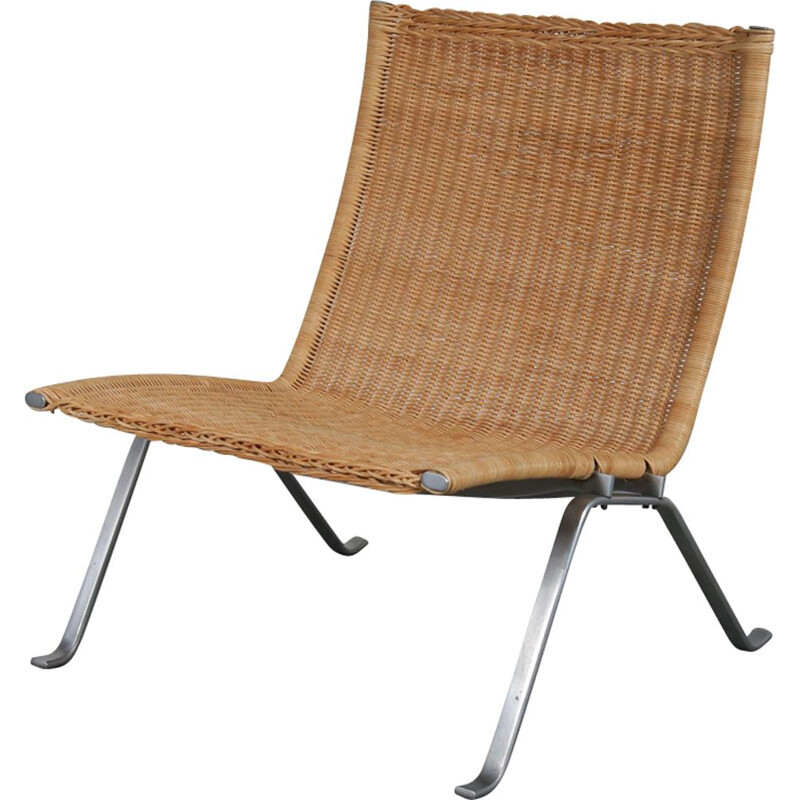 Vintage PK22 lounge chair by Poul Kjaerholm for Kold Christensen, Denmark, 1960s