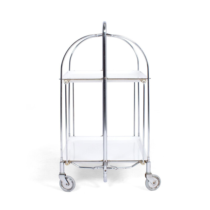 Vintage foldable serving trolley by Gerlinol from Bremshey & Co