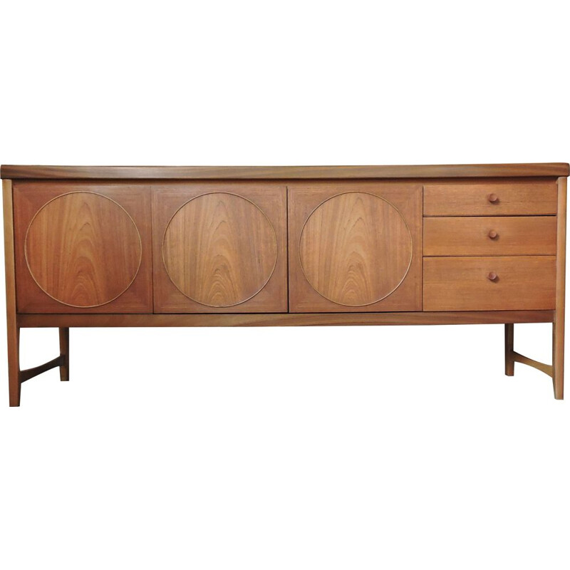 Vintage circle sideboard by Patrick Lee from Nathan, 1960s