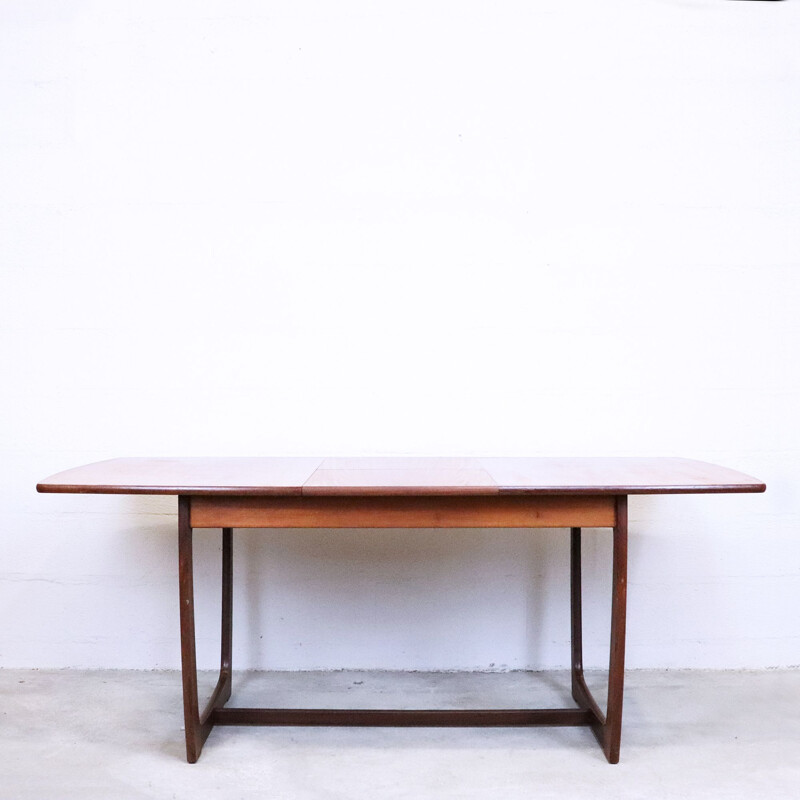 Vintage extensible teak dining table, Denmark, 1960