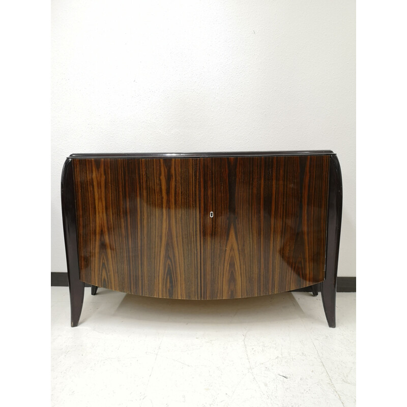 Vintage cabinet in macassar veneer, 1930s