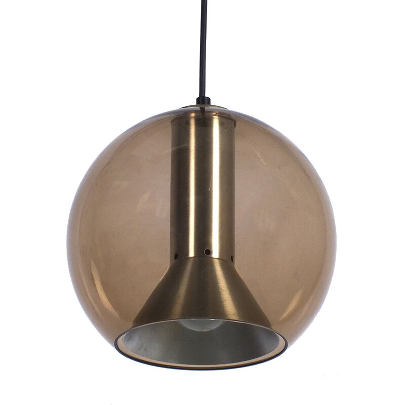 Vintage pendant "Globe" by Frank Ligtelijn for Raak, 1960