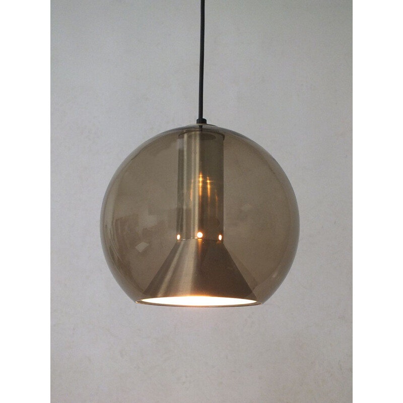 Vintage pendant "Globe" by Frank Ligtelijn for Raak, 1960