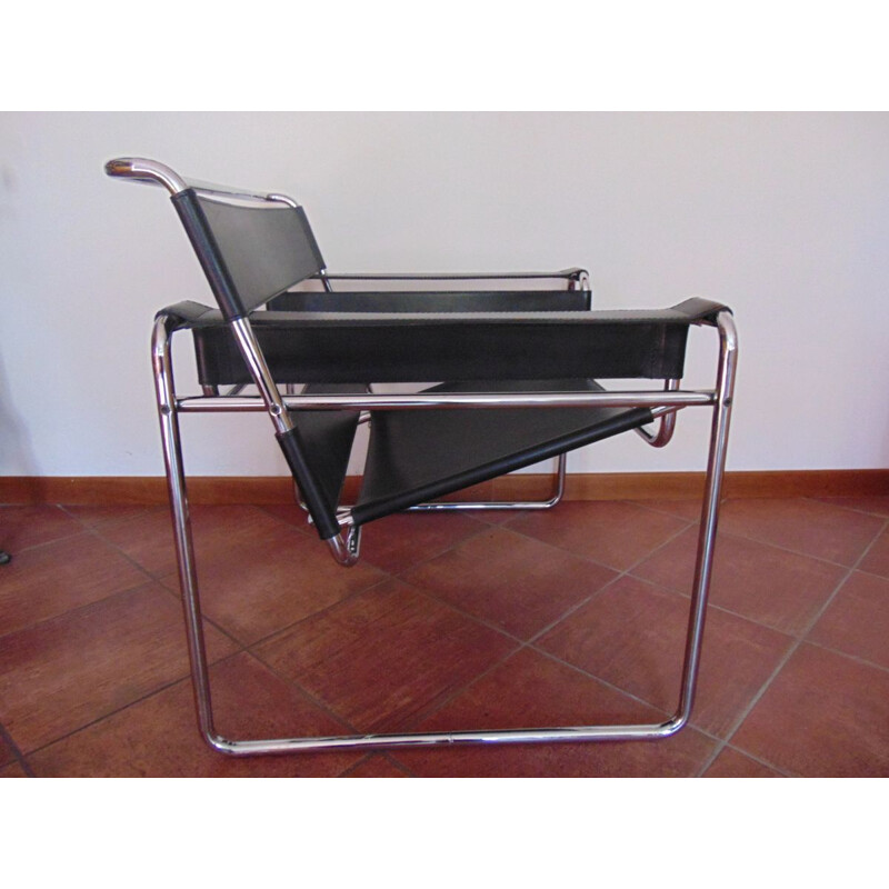 Chaise vintage modèle Wassily par Marcel Breuer, 1970