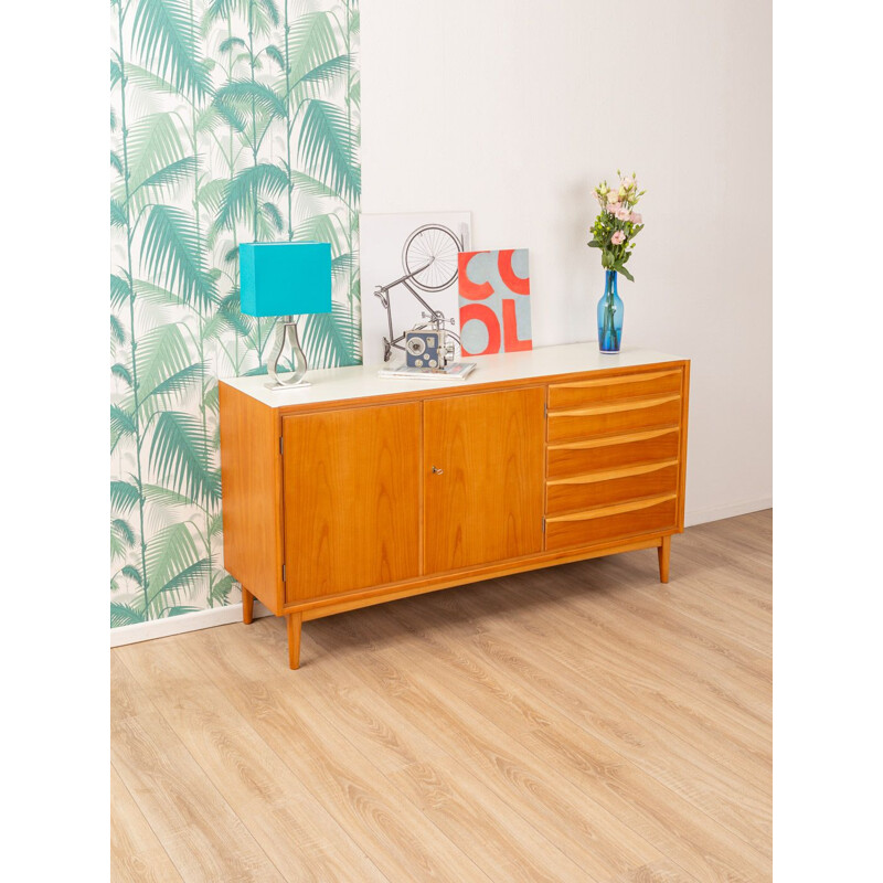 Vintage sideboard in cherry veneer, 1950