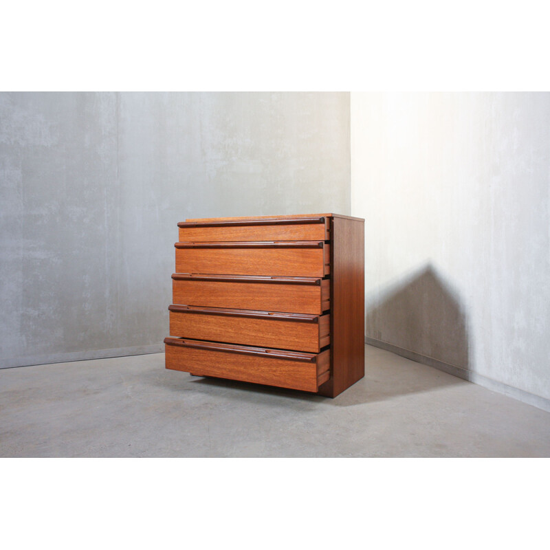 Vintage teak chest of drawers from Avalon, 1960s