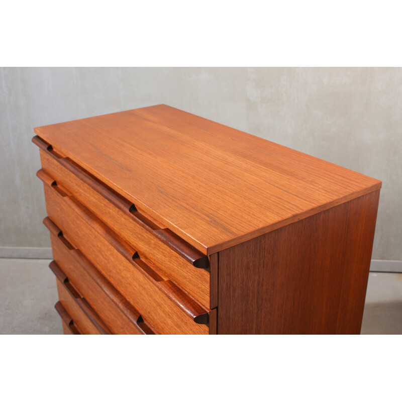 Vintage teak chest of drawers from Avalon, 1960s