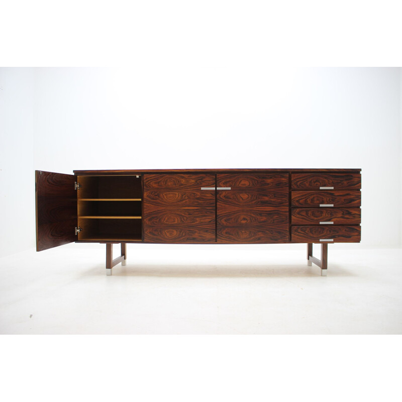 Vintage rosewood sideboard by Kai Kristiansen for FM Møbler, 1960s