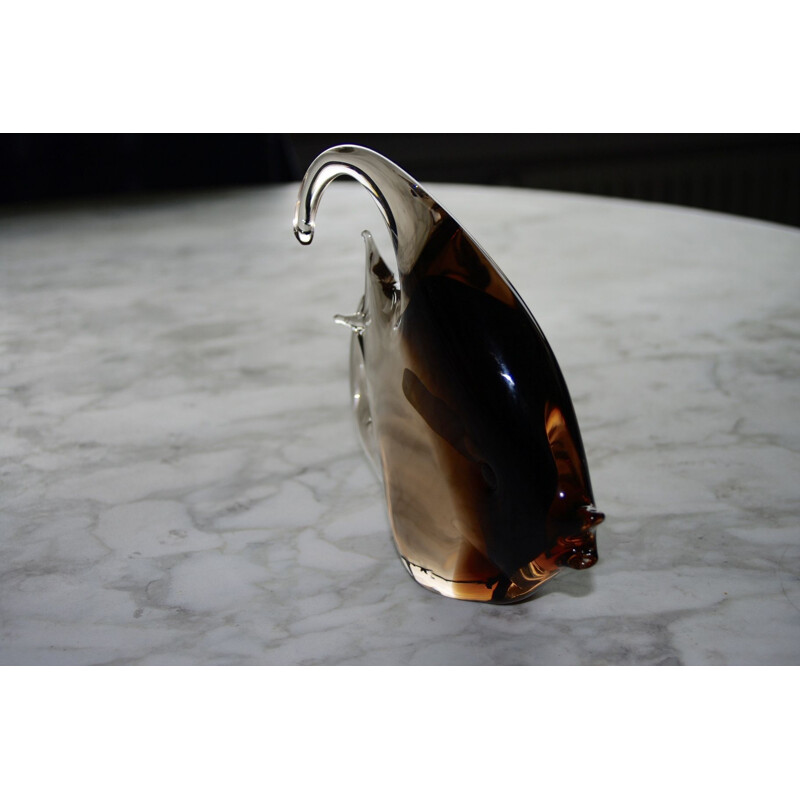 Poisson vintage en verre de Murano de C Nason, 1960-70