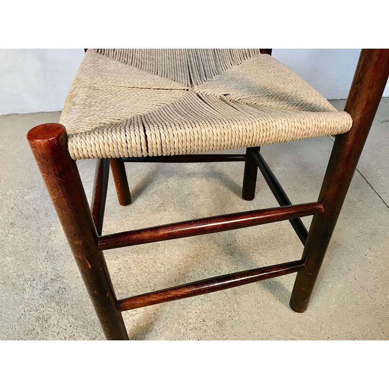 Vintage J39 chair by Børge Mogensen for FDB, 1950s