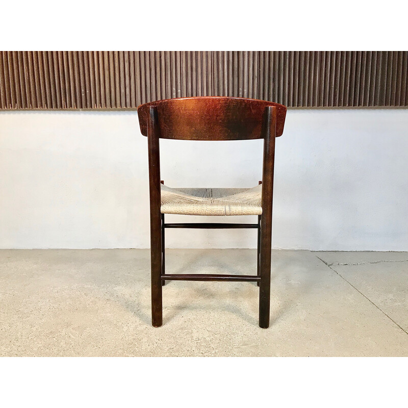 Vintage J39 chair by Børge Mogensen for FDB, 1950s