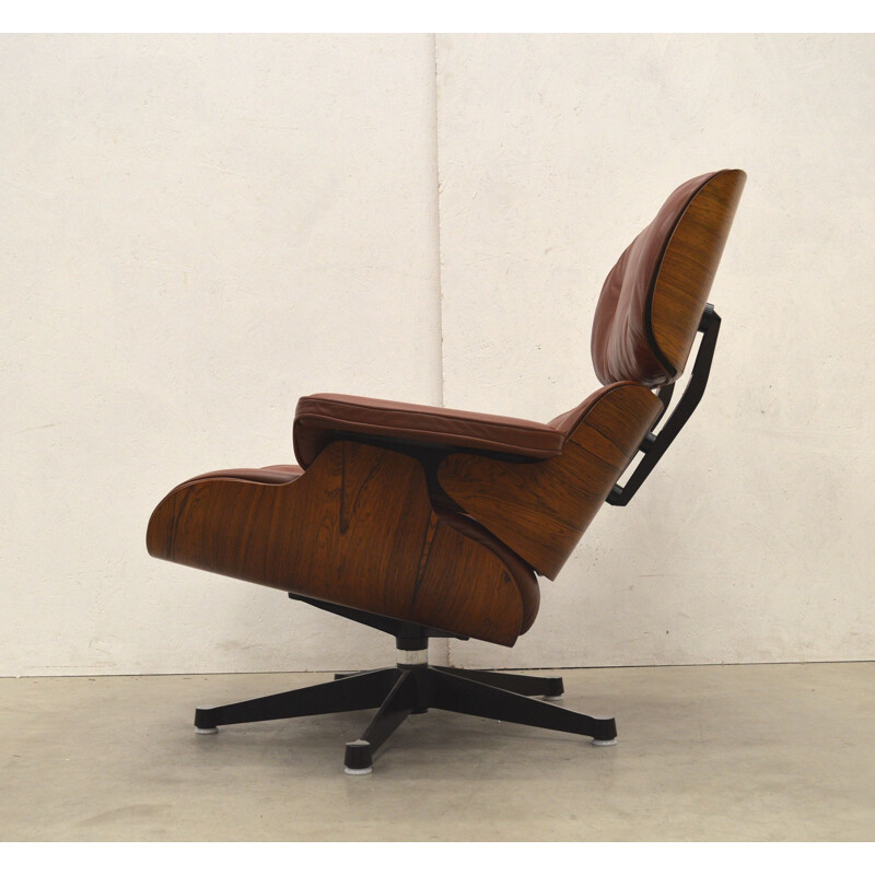 Vintage rosewood armchair by Charles Eames for Herman Miller, 1970s