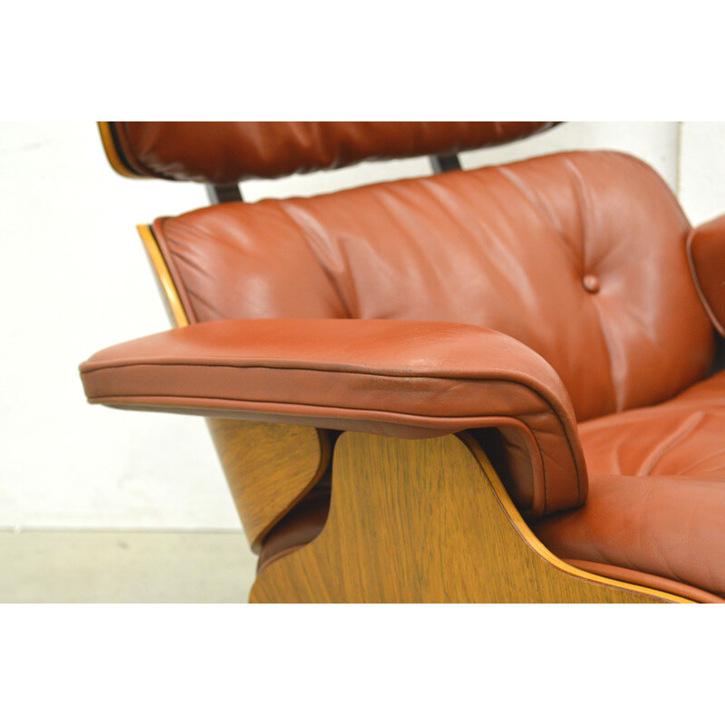 Vintage rosewood armchair by Charles Eames for Herman Miller, 1970s