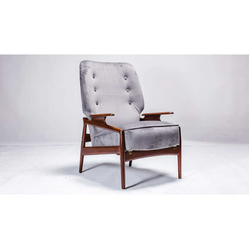 Vintage teak armchair by John Boné, 1960s