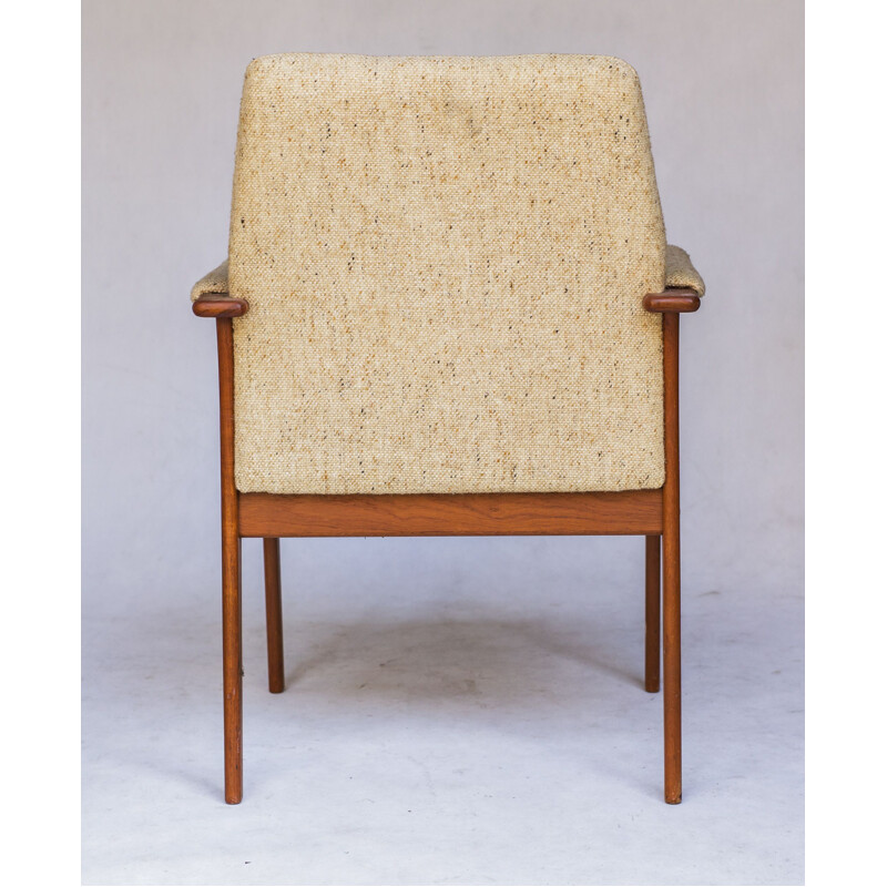 Vintage Danish teak armchair & ottoman from OD Møbler, 1960s